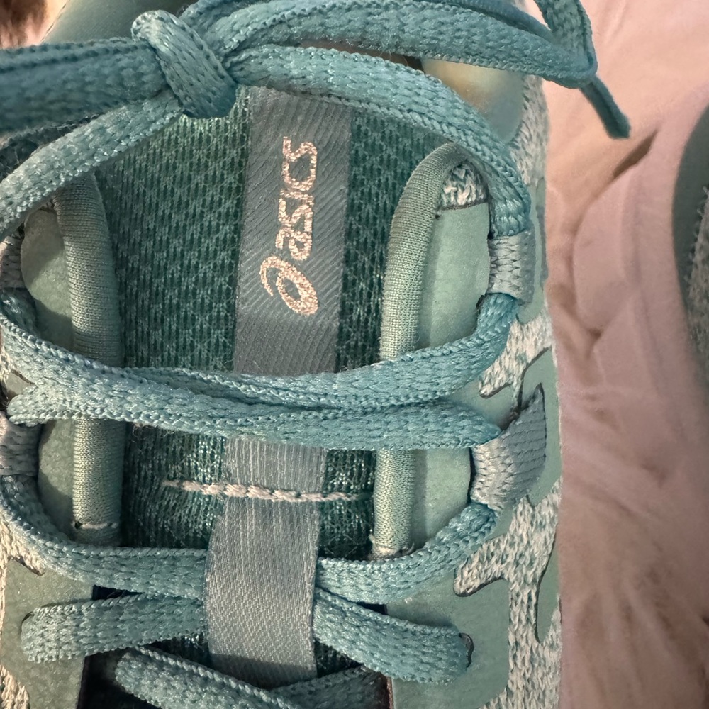 ASICS Women's Teal Running Shoes - Picture 12 of 13